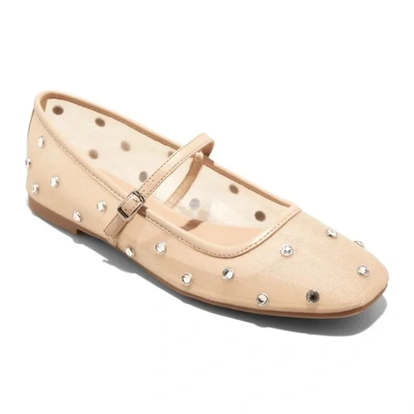 Wild Fable Women's Elsa Mary Jane Ballet Flats with Memory Foam Insole - Picture 2 of 12